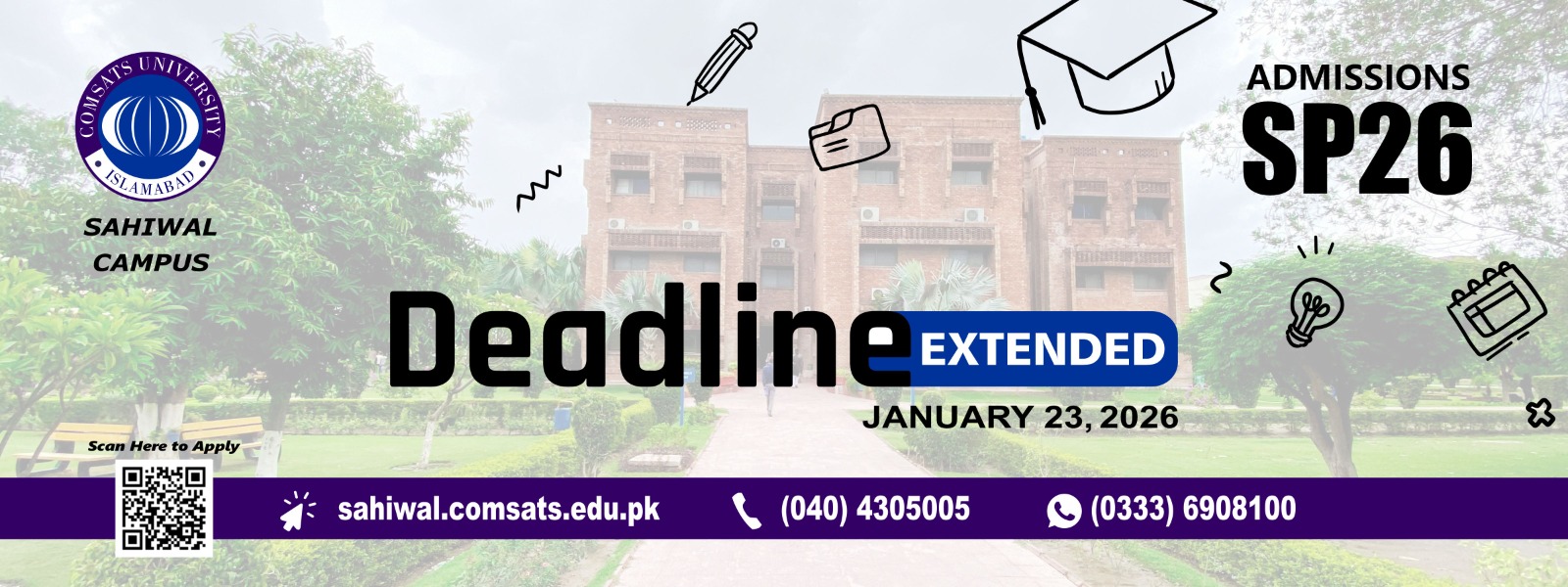 Admissions Spring 2026