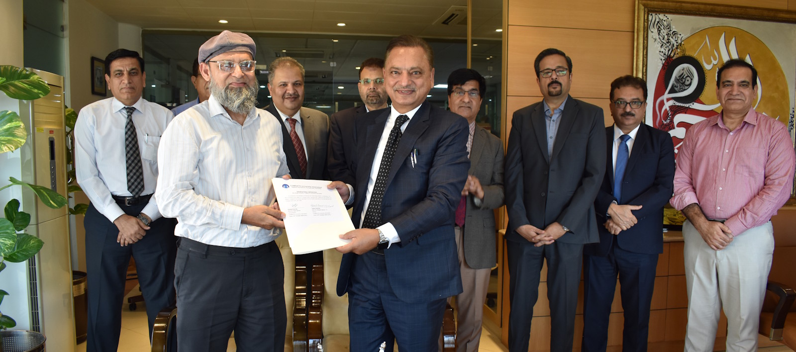 Prof. Dr. Raheel Qamar, T.I., assumes charge as Rector COMSATS University Islamabad on 27th October 2025
Previous
